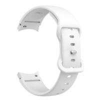 Sportinis dirželis, skirtas Samsung Galaxy Watch FE 7 6 5 4 dirželis, minkšta vandeniui atspari apyrankė, skirta Galaxy Watch 6 Classic 43 mm 47 mm laikrodžio apyrankei Galaxy Watch FE balta