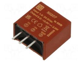 Converter: DC/DC | 2.5W | Uin: 16÷36VDC | Uout: -12VDC | Iout: 210mA | PCB