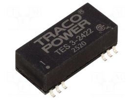Converter: DC/DC | 3W | Uin: 18÷36VDC | Uout: 12VDC | Uout2: -12VDC | SMT