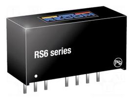 Converter: DC/DC | 6W | Uin: 18÷36VDC | Uout: 12VDC | Uout2: -12VDC | SIP8