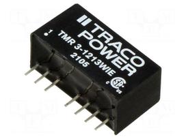 Converter: DC/DC | 3W | Uin: 4.5÷18VDC | Uout: 15VDC | Iout: 200mA | SIP8