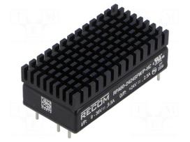 Converter: DC/DC | 60W | Uin: 9÷36VDC | Uout: 24VDC | Iout: 2.5A | THT