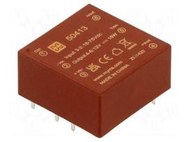 Converter: DC/DC | 15W | Uin: 18÷75VDC | Uout: 12VDC | Iout: 1.25A | PCB