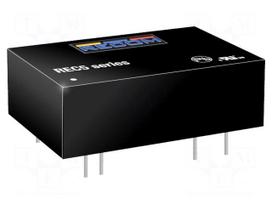 Converter: DC/DC | 5W | Uin: 9÷36VDC | Uout: 15VDC | Iout: 340mA | DIP24