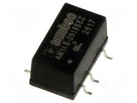 Converter: DC/DC | 1W | Uin: 4.5÷5.5VDC | Uout: 15VDC | Iout: 67mA | SMT