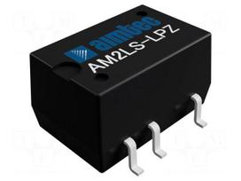 Converter: DC/DC | 2W | Uin: 10.8÷13.2VDC | Uout: 15VDC | Iout: 133mA