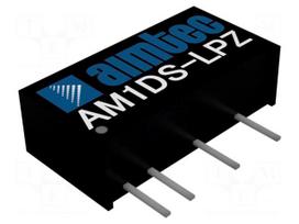 Converter: DC/DC | 1W | Uin: 21.6÷26.4VDC | Uout: 12VDC | Uout2: -12VDC
