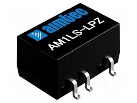 Converter: DC/DC | 1W | Uin: 21.6÷26.4VDC | Uout: 12VDC | Uout2: -12VDC