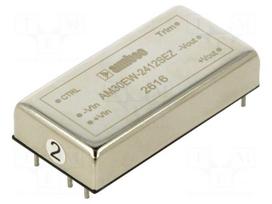 Converter: DC/DC | 30W | Uin: 9÷36VDC | Uout: 12VDC | Iout: 2.5A | DIP6