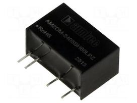 Converter: DC/DC | 2W | Uin: 21.6÷26.4VDC | Uout: 5VDC | Iout: 400mA