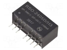 Converter: DC/DC | 1W | Uin: 18÷36VDC | Uout: 5VDC | Uout2: -5VDC | SIP8