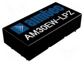 Converter: DC/DC | 30W | Uin: 9÷36VDC | Uout: 15VDC | Iout: 2A | DIP6