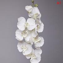 8 galvų dirbtinė drugelio orchidėja, netikras 3D Phalaenopsis, modeliavimo gėlė, tikroviškai atrodantys augalai, vestuvių, namų, Kalėdų dekoracija A1