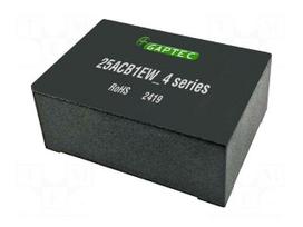 Converter: AC/DC | 25W | Uin: 85÷305VAC,120÷430VDC | Uout: 12VDC | 85%