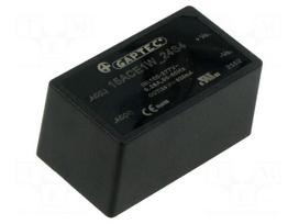 Converter: AC/DC | 15W | Uin: 85÷305VAC,120÷430VDC | Uout: 24VDC | 86%