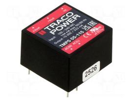 Converter: AC/DC | 5W | Uin: 85÷264VAC,120÷370VDC | Uout: 15VDC | 83%
