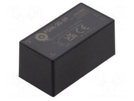 Converter: AC/DC | 20W | 85÷305VAC | Usup: 100÷430VDC | Uout: 9VDC | 84%