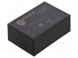 Converter: AC/DC | 60W | 85÷305VAC | Usup: 100÷430VDC | Uout: 48VDC