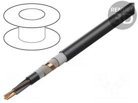 Wire | NYCY | 3x2.5mm2 | wire | Cu | PVC | black | 600V,1000V | CPR: Eca
