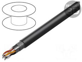 Wire | Xtra Guard® 2 | 1x2x22AWG | PVC | black | 300V | 30.5m | 100ft