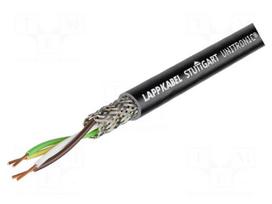 Wire | UNITRONIC® ROBUST C (TP) | 2x2x0.14mm2 | black | 350V