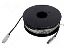 Cable | HDMI plug,both sides | 50m | black