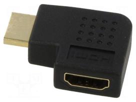 Adapter | HDMI socket,HDMI plug 90° left/right | 8K,UHD 4320p