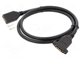 Cable | DisplayPort socket,both sides | DisplayPort 1.2 | Len: 1m