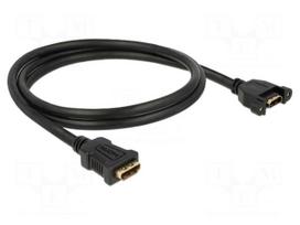 Cable | HDMI socket,both sides | HDMI 1.4,High Speed + Ethernet