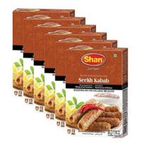 Shan Seekh Kabab Masala,  50 g, 6 Pack