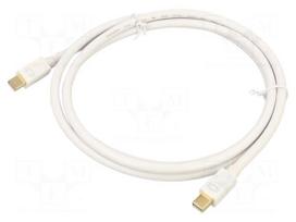 Cable | mini DisplayPort plug,both sides | DisplayPort 1.2 | white