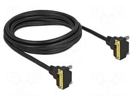 Cable | DVI-D (18+1) plug 90° up/down,both sides | dual link
