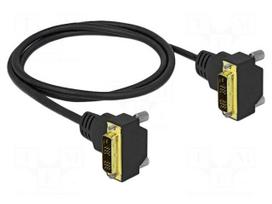 Cable | DVI-D (18+1) plug 90° up/down,both sides | dual link