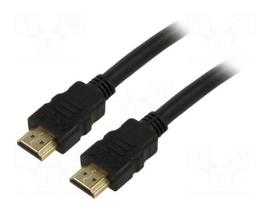 Cable | HDMI plug,both sides | PVC | 20m | black