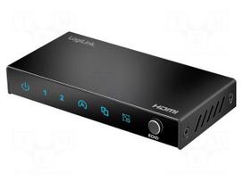 Splitter | HDMI 2.0 | Input: HDMI socket,USB C socket