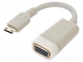 Converter | D-Sub 15pin socket,mini HDMI plug,VGA female | 0.15m