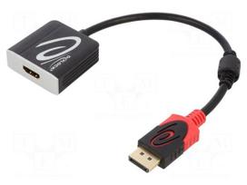 Adapter | DisplayPort plug,HDMI socket | 0.2m | black | black,red