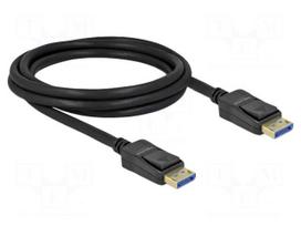 Cable | DisplayPort plug,both sides | DisplayPort 2.0 | Len: 2m