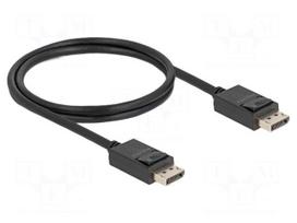 Cable | DisplayPort plug,both sides | DisplayPort 2.1 | Len: 1m