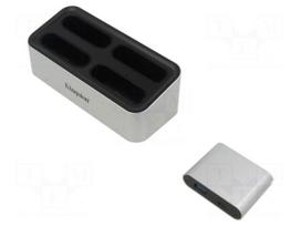 Docking station | USB 3.2 Gen 2 | grey | Input: DC socket