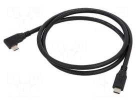 Cable | Thunderbolt 3,Thunderbolt 4,USB 3.2 | 1m | black | PVC | 5Gbps