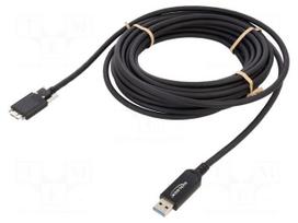 Cable | optical | USB A plug,USB B micro plug | 7.5m | black | 10Gbps