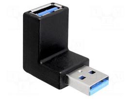 Adapter | USB 3.0 | USB A socket,USB A plug 90° up/down