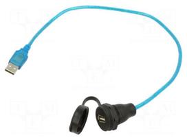 Adapter cable | 1310 | USB 2.0,with protective cap | 0.5m | IP67