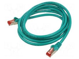 Patch cord | S/FTP | Cat 6 | RJ45 plug,both sides | stranded | CCA | 2m