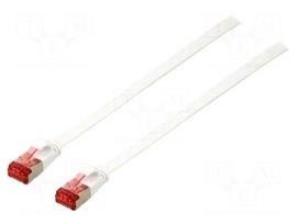 Patch cord | U/FTP | Cat 6 | RJ45 plug,both sides | stranded | Cu | 1m