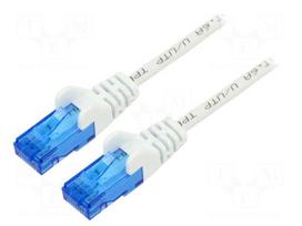 Patch cord | U/UTP | Cat 6a | RJ45 plug,both sides | stranded | Cu | 1m