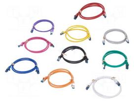 Patch cord | S/FTP | Cat 6a | RJ45 plug,both sides | stranded | Cu | 1m