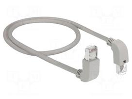 Patch cord | SF/UTP | Cat 5e | Cu | 0.5m | LSZH | grey | 26AWG