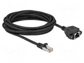 Extender Ethernet | S/FTP | Cat 6a | RJ45 socket,RJ45 plug | 5m | LSZH